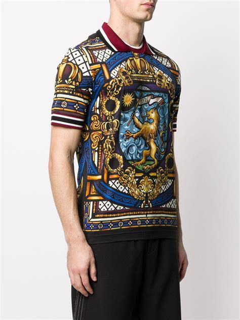 dolce gabbana men's polo shirt